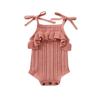 Knit Ruffle Onesie - The Ollie Bee