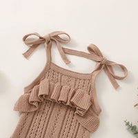 Knit Ruffle Onesie - The Ollie Bee