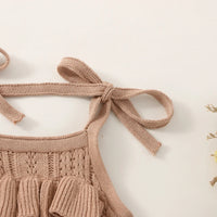 Knit Ruffle Onesie - The Ollie Bee