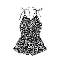 Leopard Ruffle Romper - The Ollie Bee