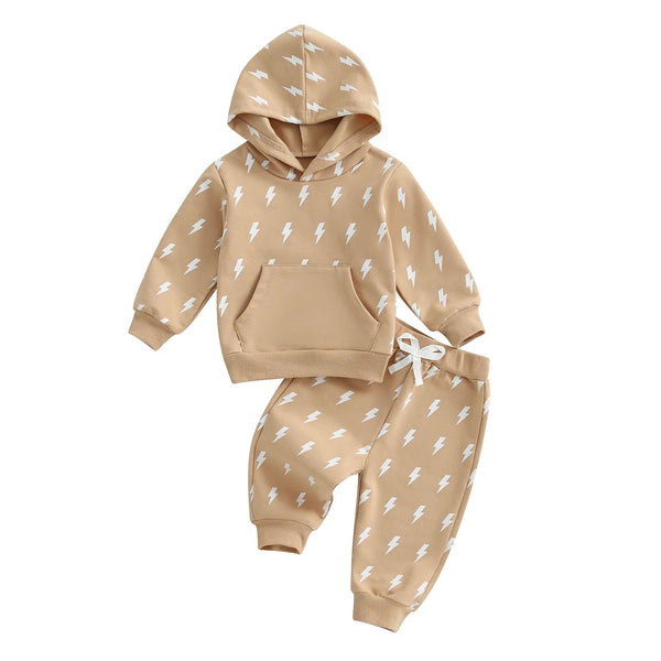 Lightning Bolt Hoodie Set - The Ollie Bee