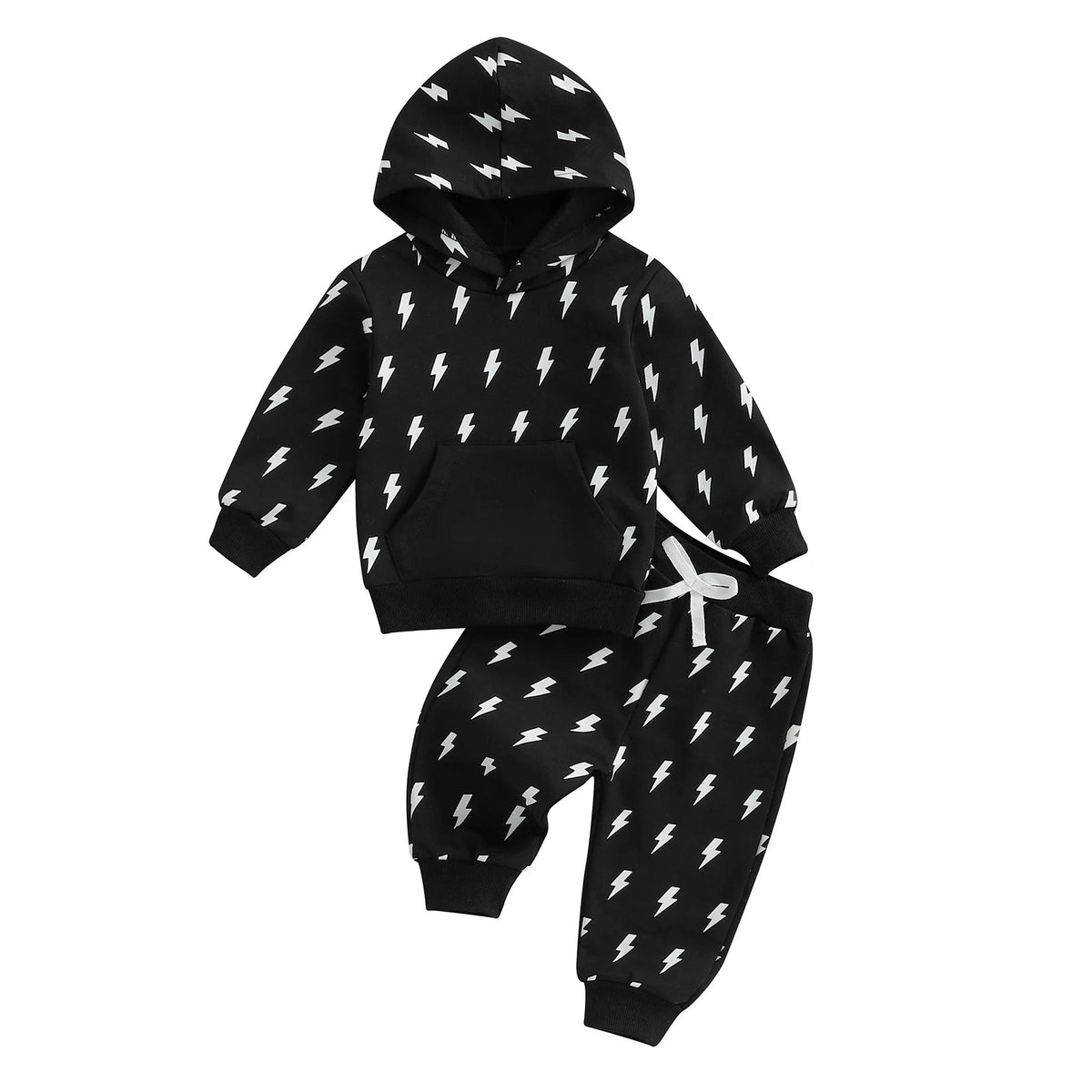 Lightning Bolt Hoodie Set - The Ollie Bee