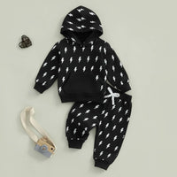 Lightning Bolt Hoodie Set - The Ollie Bee