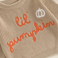 Lil Pumpkin Knit Sweater - The Ollie Bee