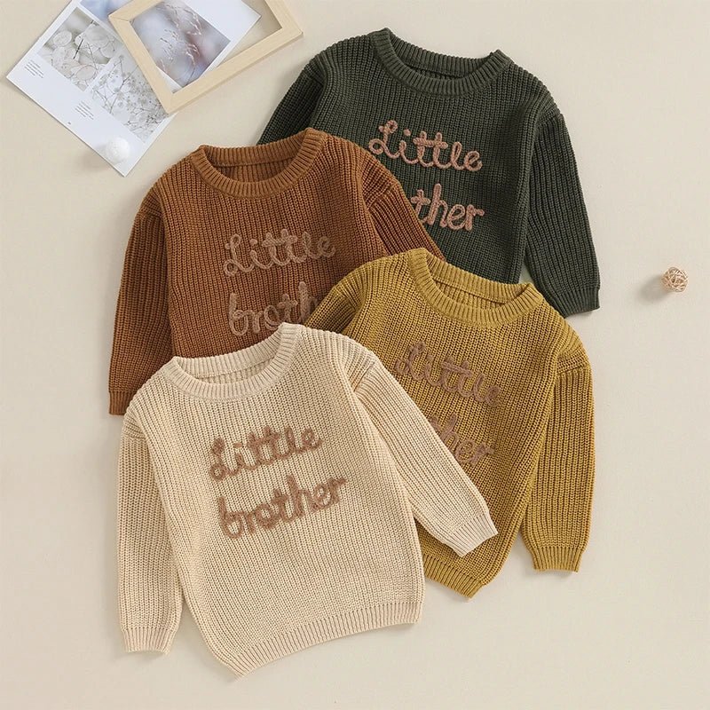 Little Brother Knit Sweater - The Ollie Bee