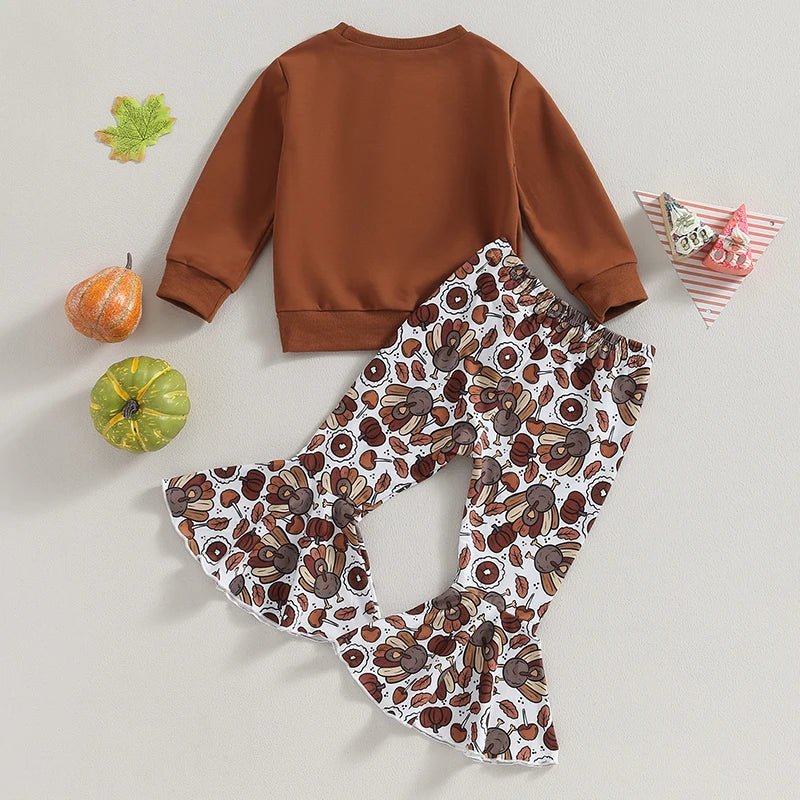 Little Turkey Flare Pant Set - The Ollie Bee