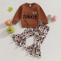 Little Turkey Flare Pant Set - The Ollie Bee