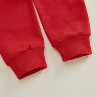 Loving Him Was Red Sweatsuit - The Ollie Bee