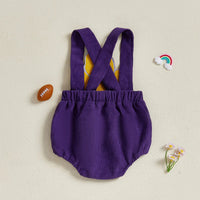 LSU Tigers Corduroy Romper - The Ollie Bee