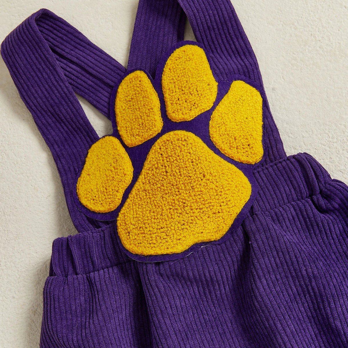 LSU Tigers Corduroy Romper - The Ollie Bee