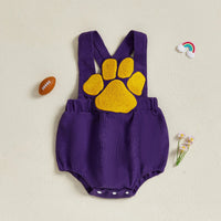 LSU Tigers Corduroy Romper - The Ollie Bee
