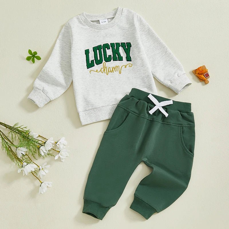 Lucky Charm Embroidered Set - The Ollie Bee