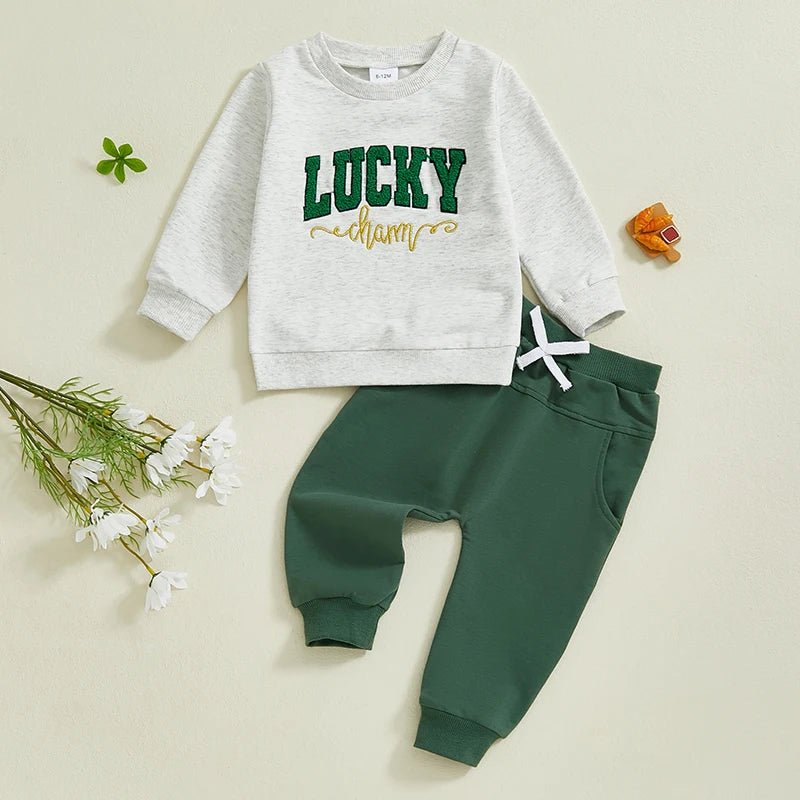 Lucky Charm Embroidered Set - The Ollie Bee