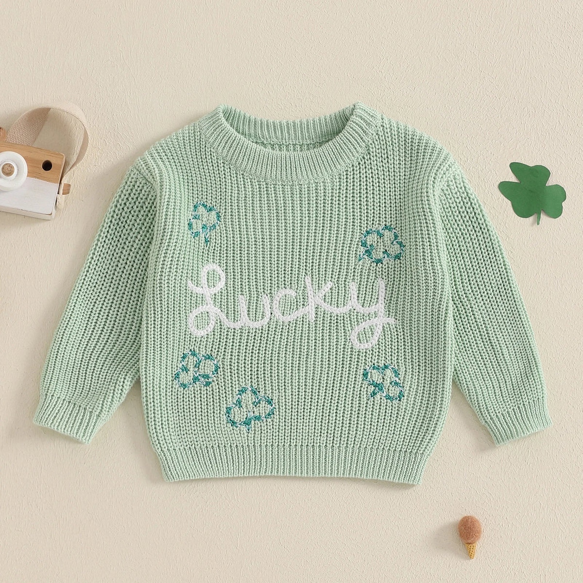 Lucky Knit Sweater - The Ollie Bee