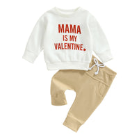 Mama's Valentine Sweatsuit - The Ollie Bee