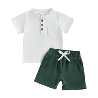 Mock Neck Henley Set - The Ollie Bee