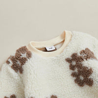 Neutral Florals Fleece Set - The Ollie Bee