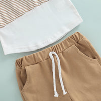 Neutral Stripes Diagonal Set - The Ollie Bee