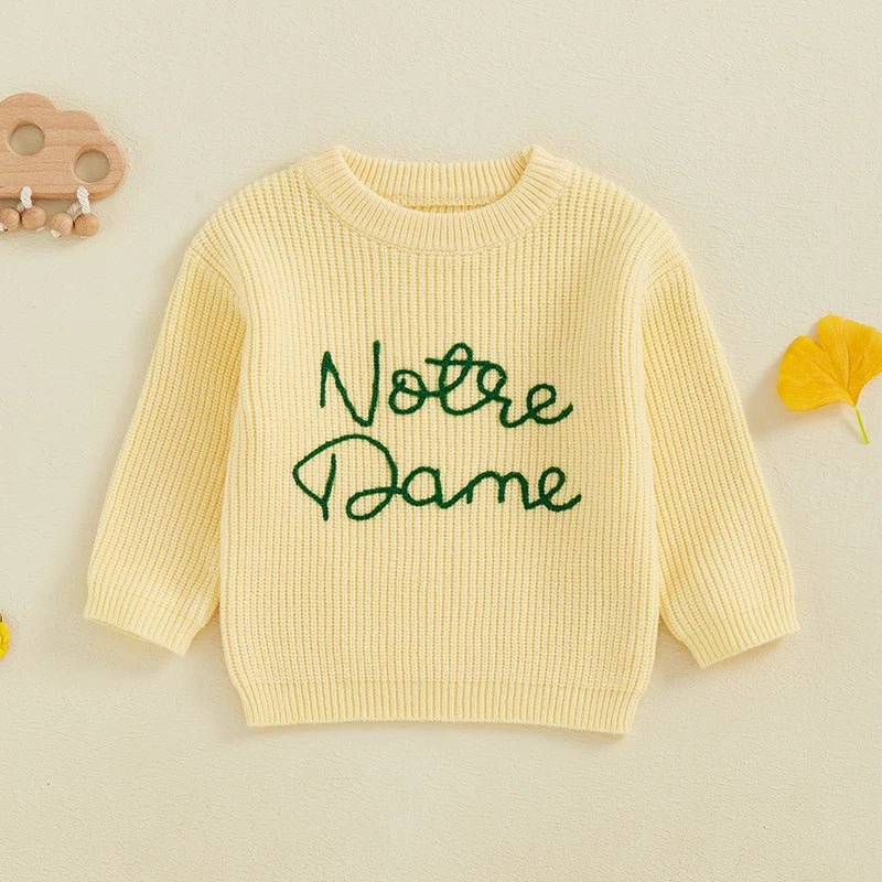 Notre Dame Knit Sweater - The Ollie Bee