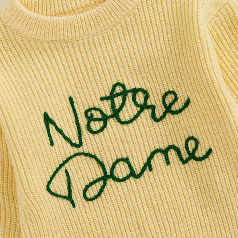 Notre Dame Knit Sweater - The Ollie Bee