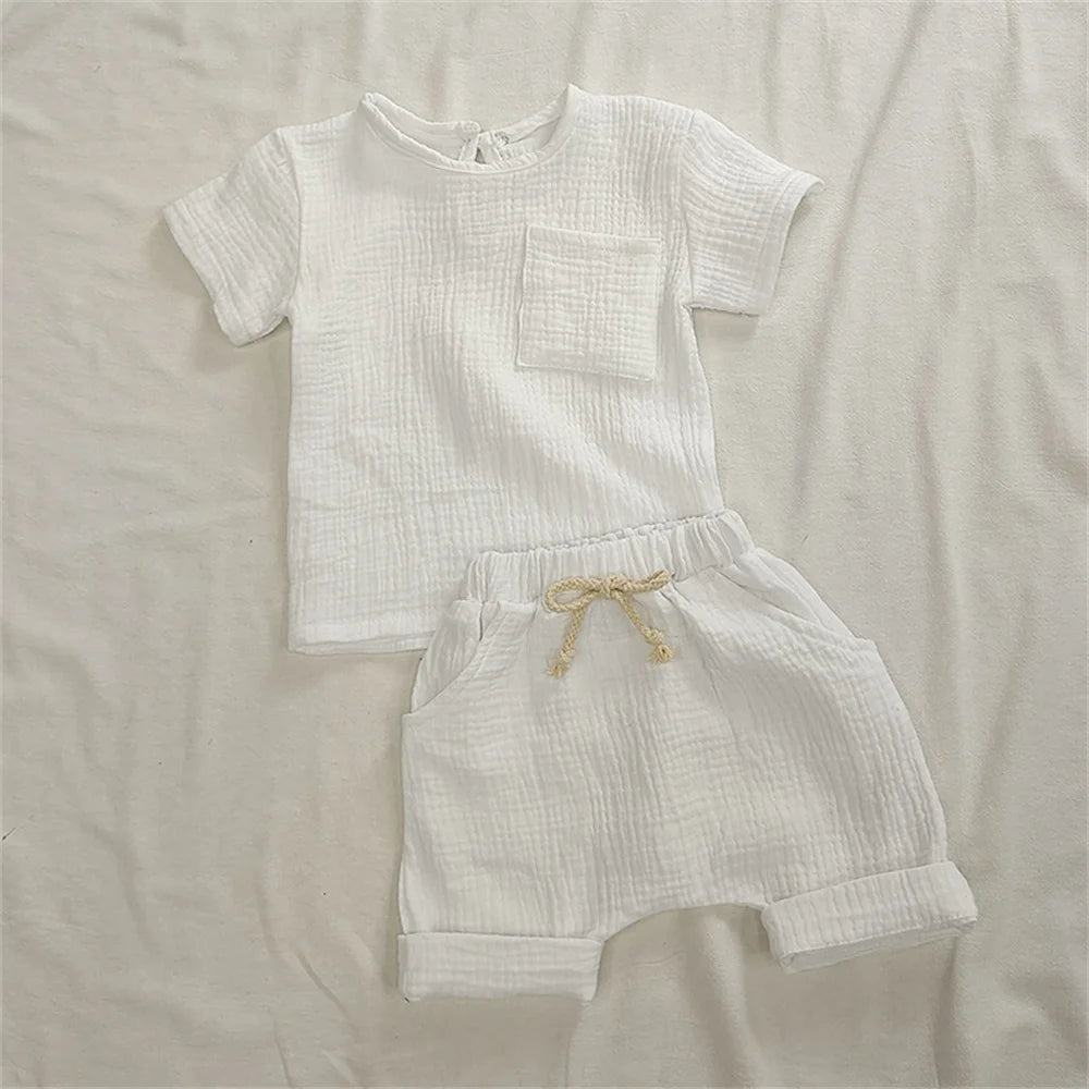 Organic Cotton Pocket Tee Set - The Ollie Bee