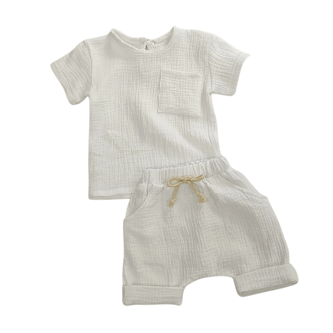 Organic Cotton Pocket Tee Set - The Ollie Bee
