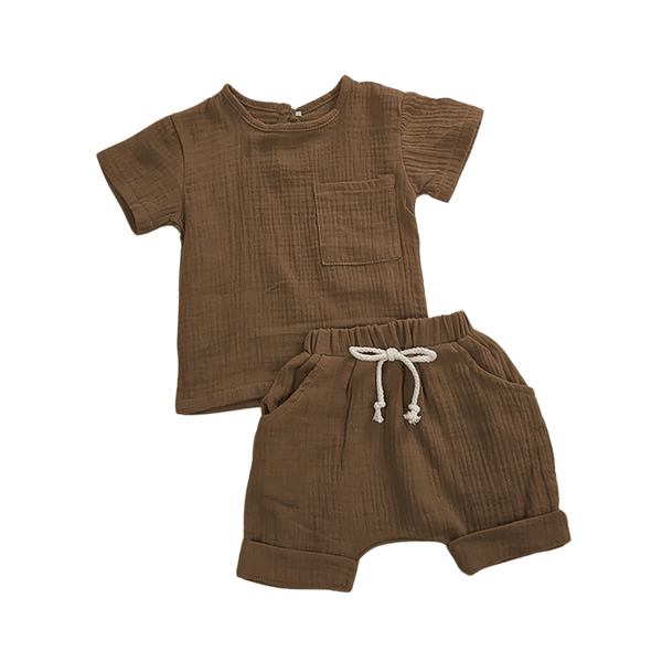 Organic Cotton Pocket Tee Set - The Ollie Bee