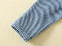 Organic Cotton Waffle Footie - The Ollie Bee