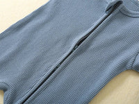 Organic Cotton Waffle Footie - The Ollie Bee