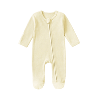 Organic Cotton Waffle Footie - The Ollie Bee