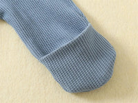 Organic Cotton Waffle Footie - The Ollie Bee