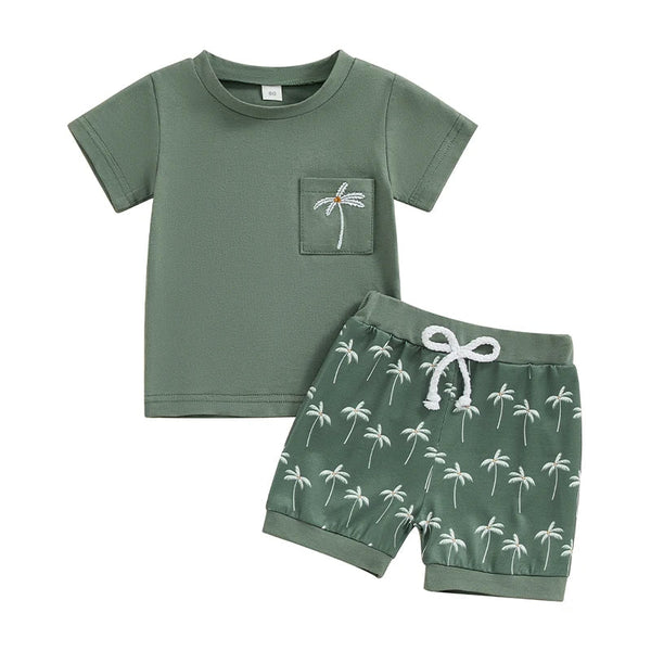 Palm Tree Pocket Set - The Ollie Bee