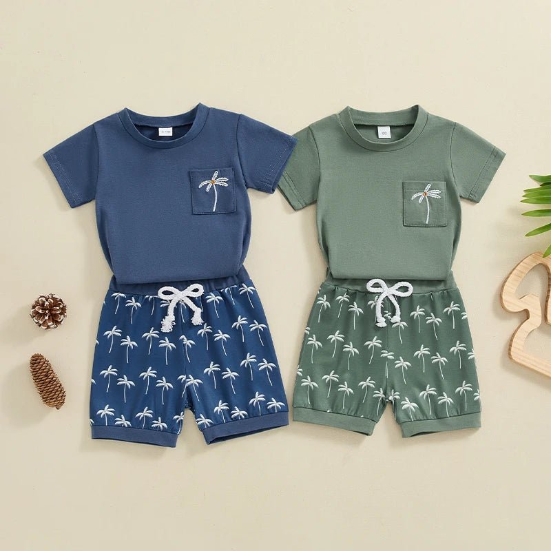 Palm Tree Pocket Set - The Ollie Bee