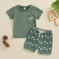 Palm Tree Pocket Set - The Ollie Bee