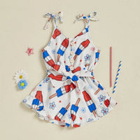 Party In The USA Romper - The Ollie Bee