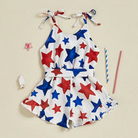 Party In The USA Romper - The Ollie Bee