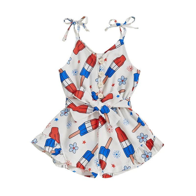 Party In The USA Romper - The Ollie Bee