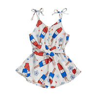 Party In The USA Romper - The Ollie Bee