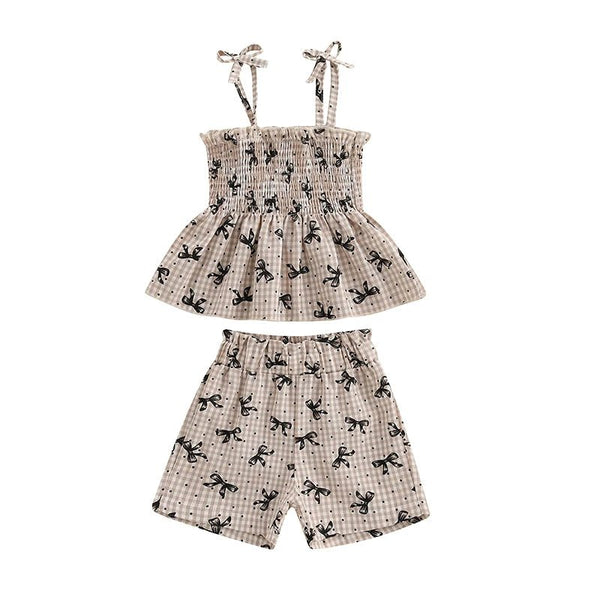 Polka Dot Bows Peplum Set - The Ollie Bee