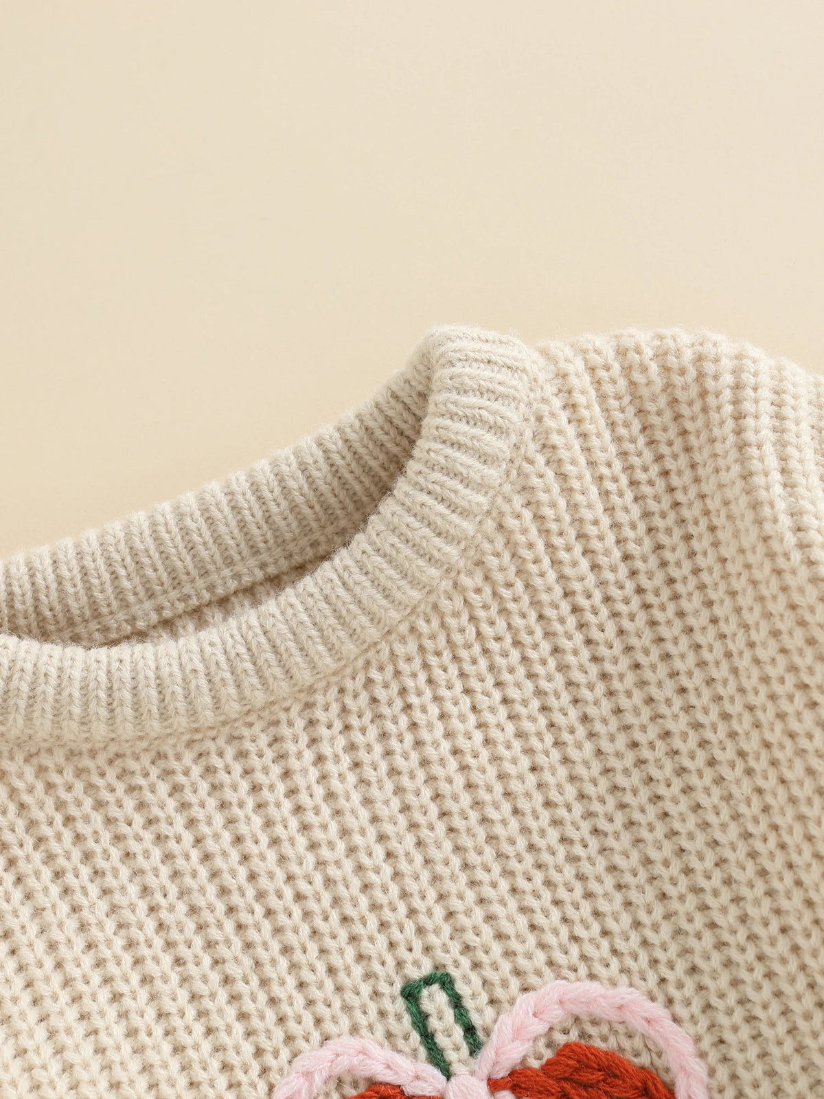 Pumpkin Bow Knit Sweater - The Ollie Bee