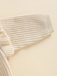 Pumpkin Bow Knit Sweater - The Ollie Bee
