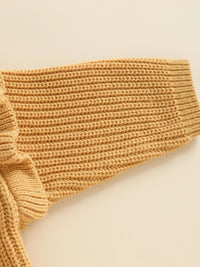 Pumpkin Bow Knit Sweater - The Ollie Bee