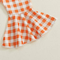 Pumpkin Patch Plaid Set - The Ollie Bee