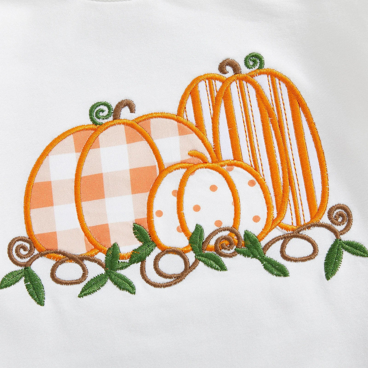 Pumpkin Patch Plaid Set - The Ollie Bee