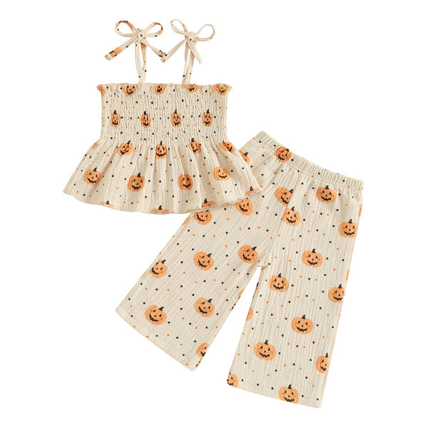 Pumpkin Peplum Set - The Ollie Bee