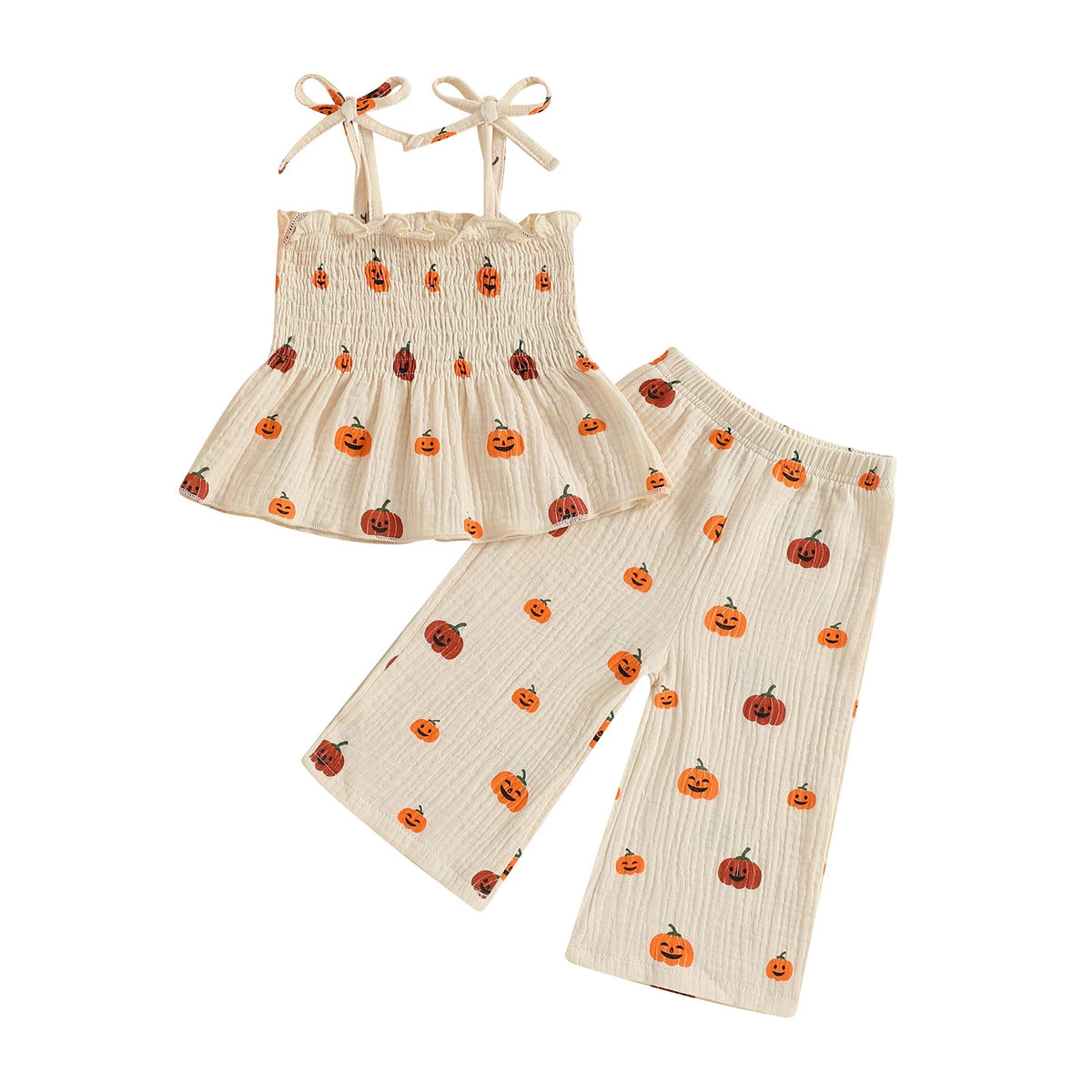 Pumpkin Peplum Set - The Ollie Bee