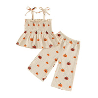 Pumpkin Peplum Set - The Ollie Bee