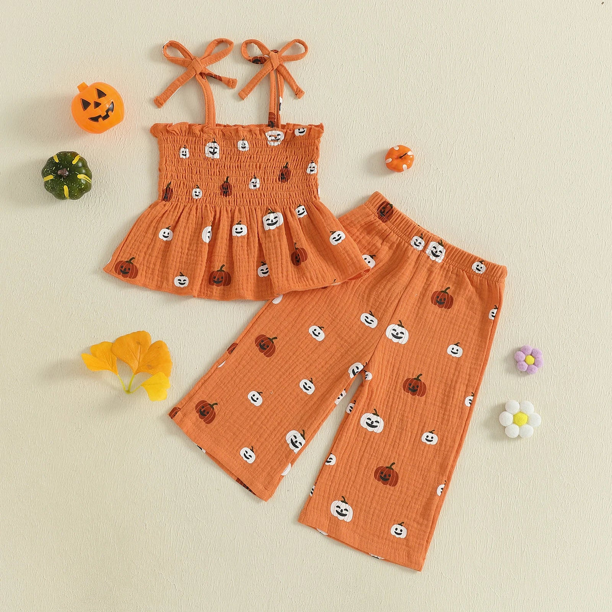 Pumpkin Peplum Set - The Ollie Bee
