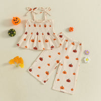 Pumpkin Peplum Set - The Ollie Bee