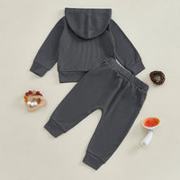 Ribbed Classic Hoodie Set - The Ollie Bee